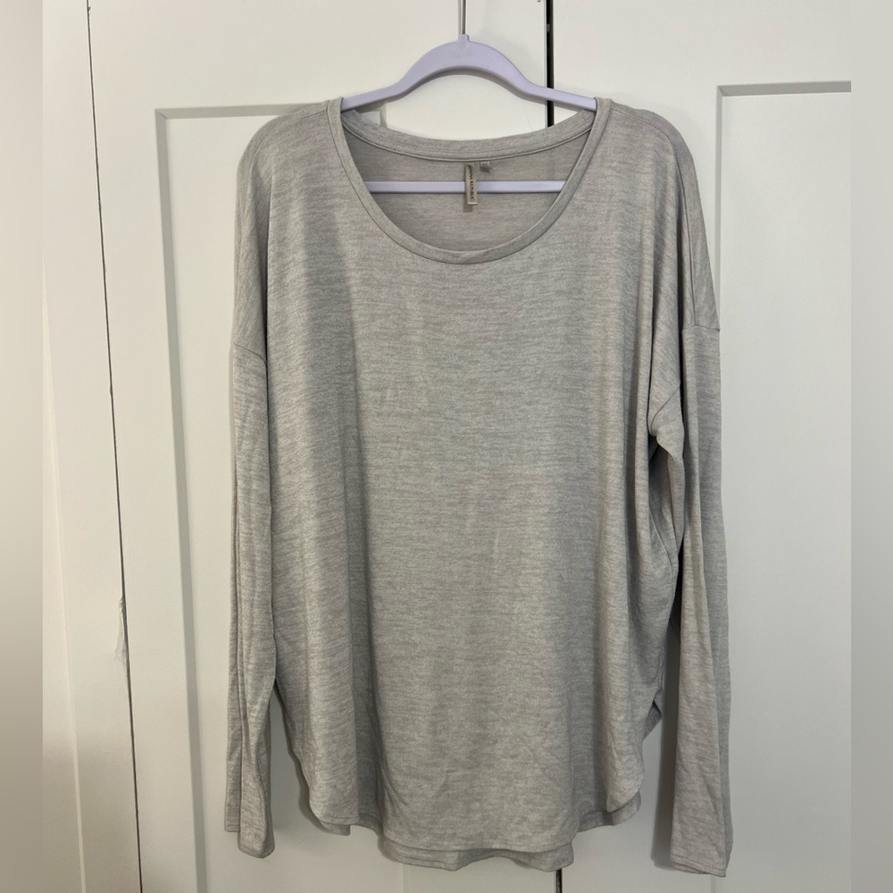 Banana Republic long sleeve grey top XL